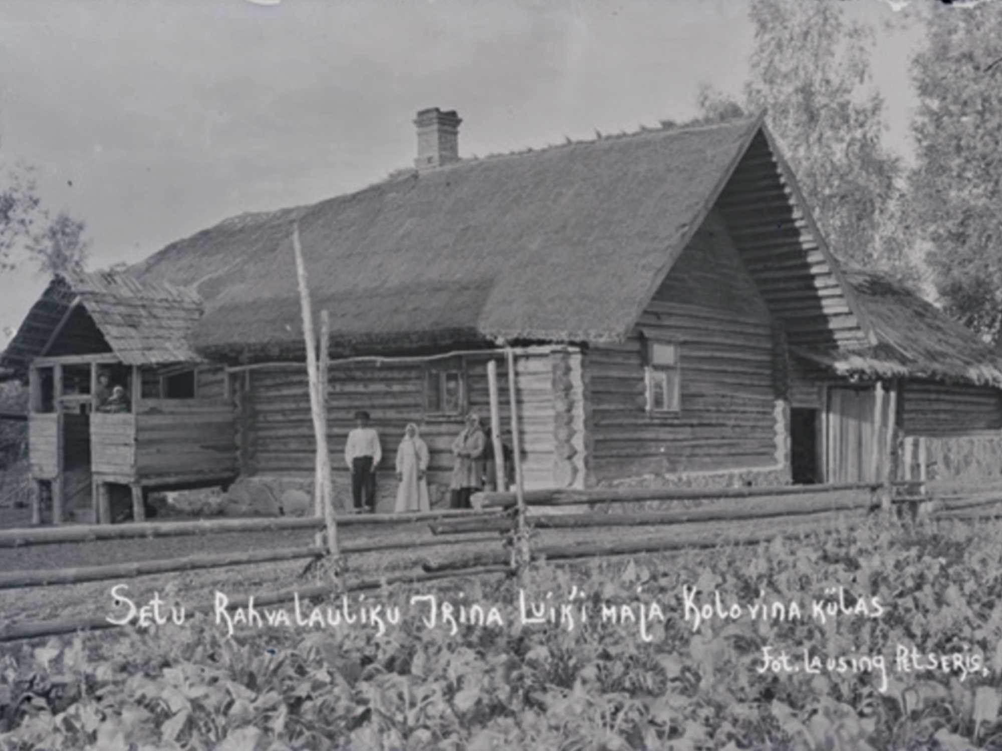 Setu rahvalauliku Irina Luik'i maja Kolovino külas; ERA, Foto 1795