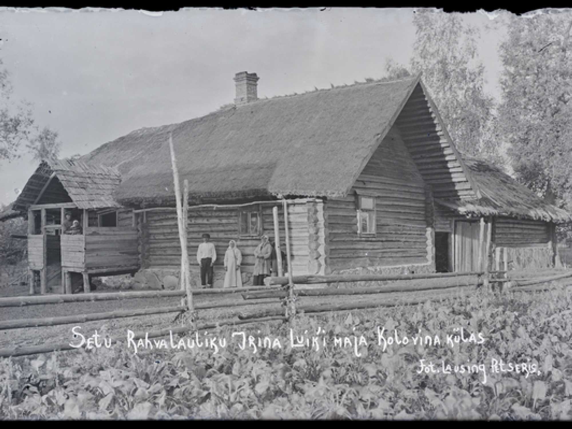 Setu rahvalauliku Irina Luik'i maja Kolovino külas; ERA, Foto 1795