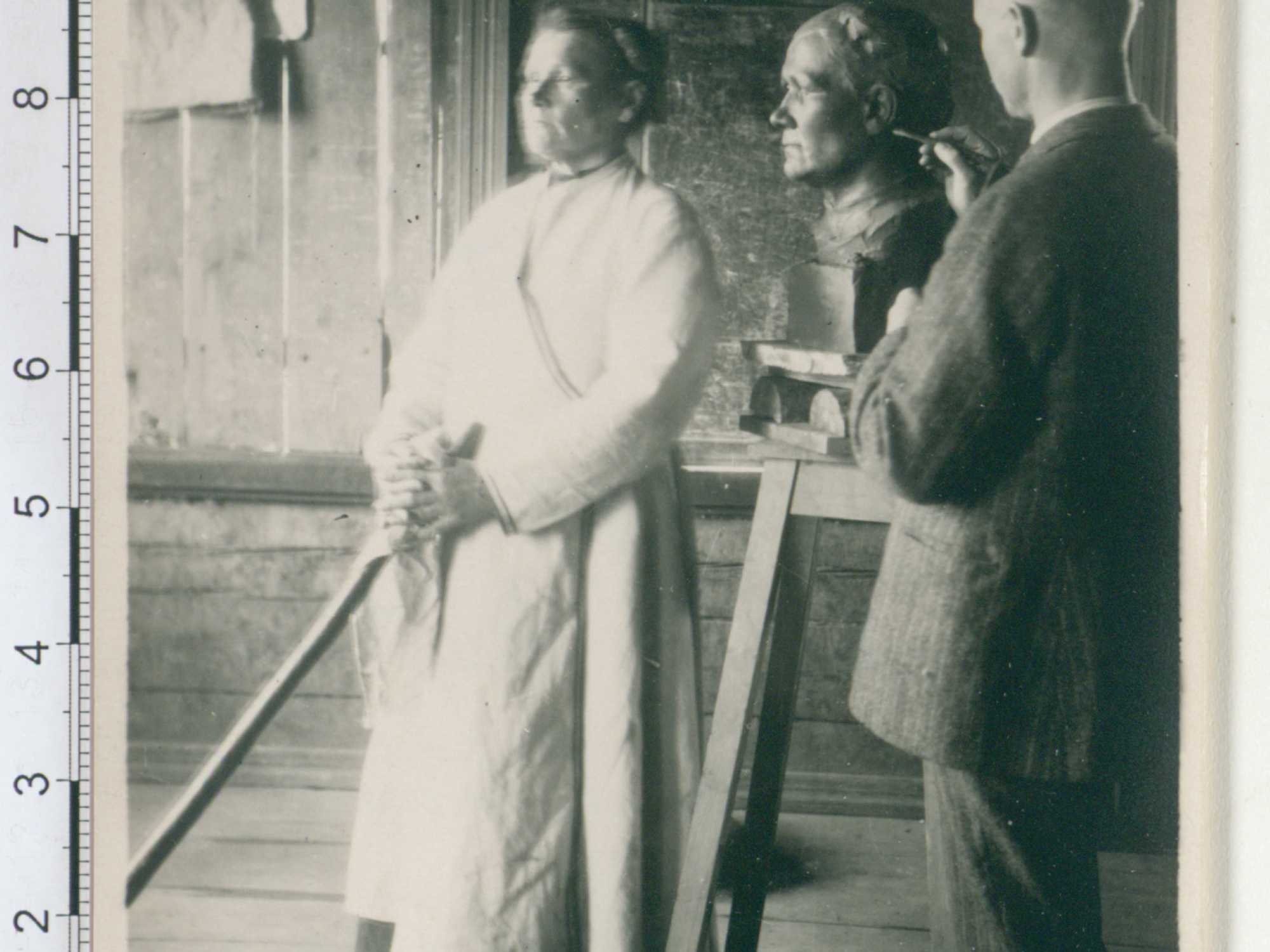 Setumaa, Obinitsa. Kujur Alpo Sailov ja lauluimä Martina Irö 65 a. (laulis J. Hurt`ile 10,800 rida) 1922; ERM Fk 350:205